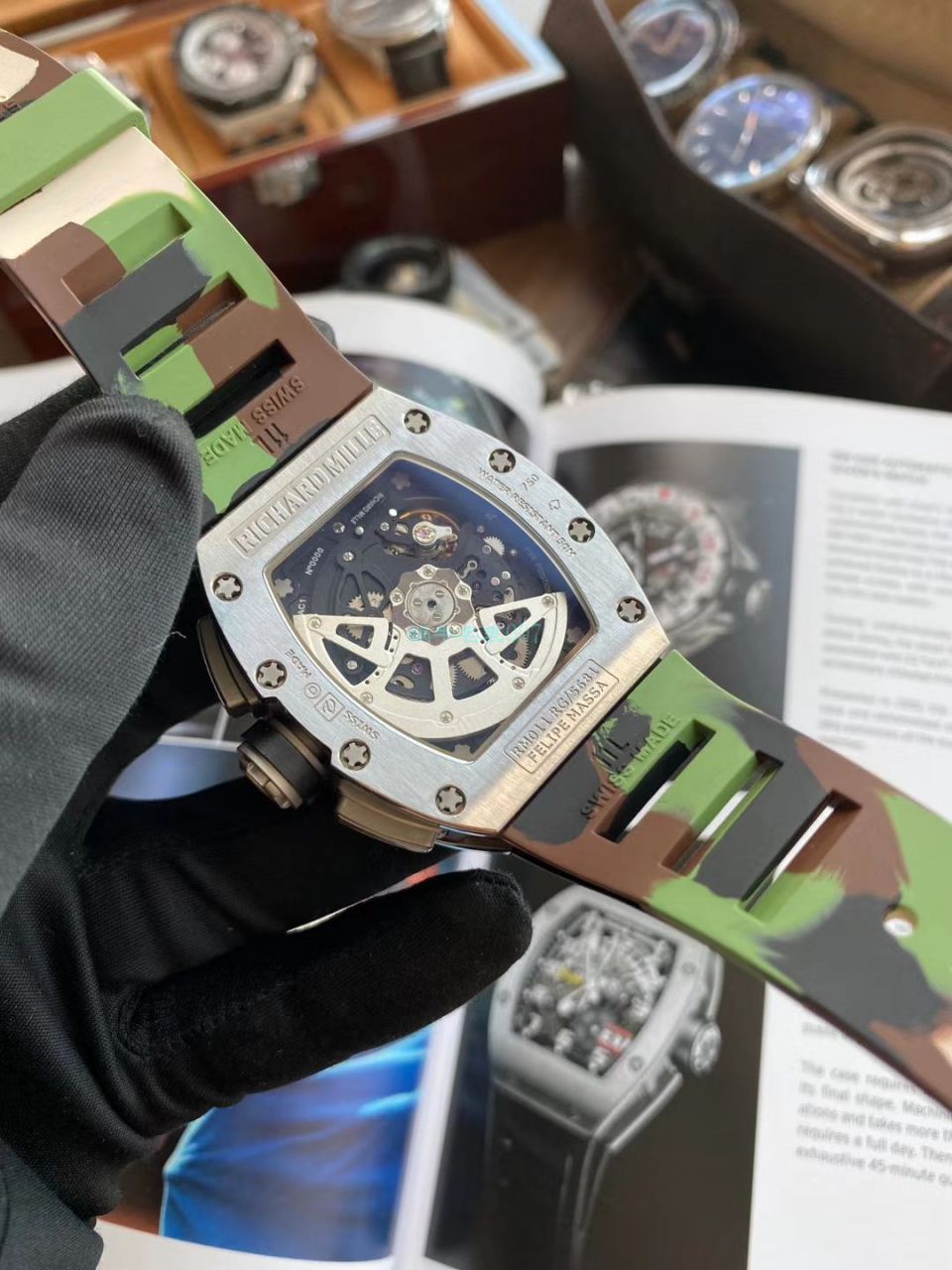 视频评测KV厂理查德米勒RICHARD MILLE RM 011 FELIPE MASSA / KVRM011FELIPEMASSA01