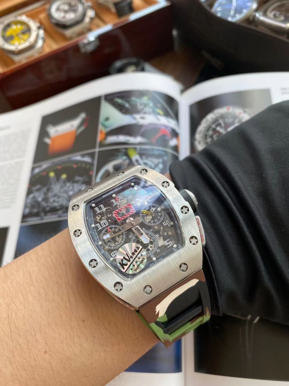视频评测KV厂理查德米勒RICHARD MILLE RM 011 FELIPE MASSA / KVRM011FELIPEMASSA01