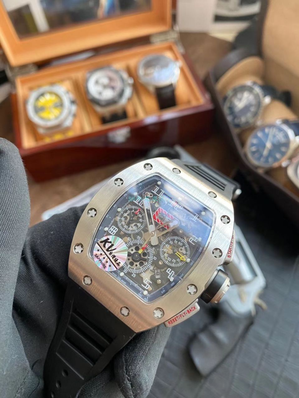 视频评测KV厂理查德米勒RICHARD MILLE RM 011 FELIPE MASSA / KVRM011FELIPEMASSA01