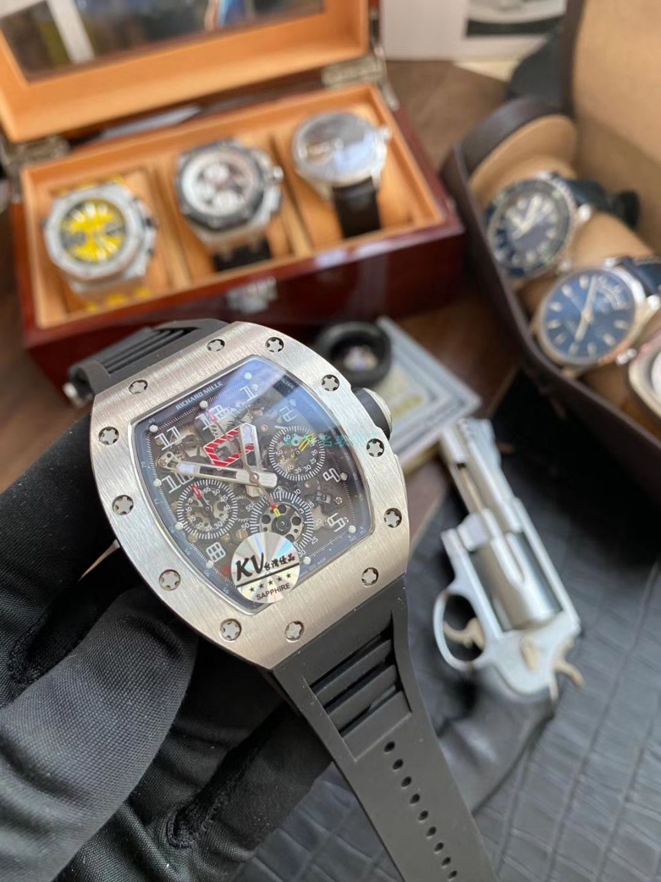 视频评测KV厂里查德米尔手表RICHARD MILLE RM 011 FELIPE MASSA 系列腕表 / KVRM011FELIPEMASSA02