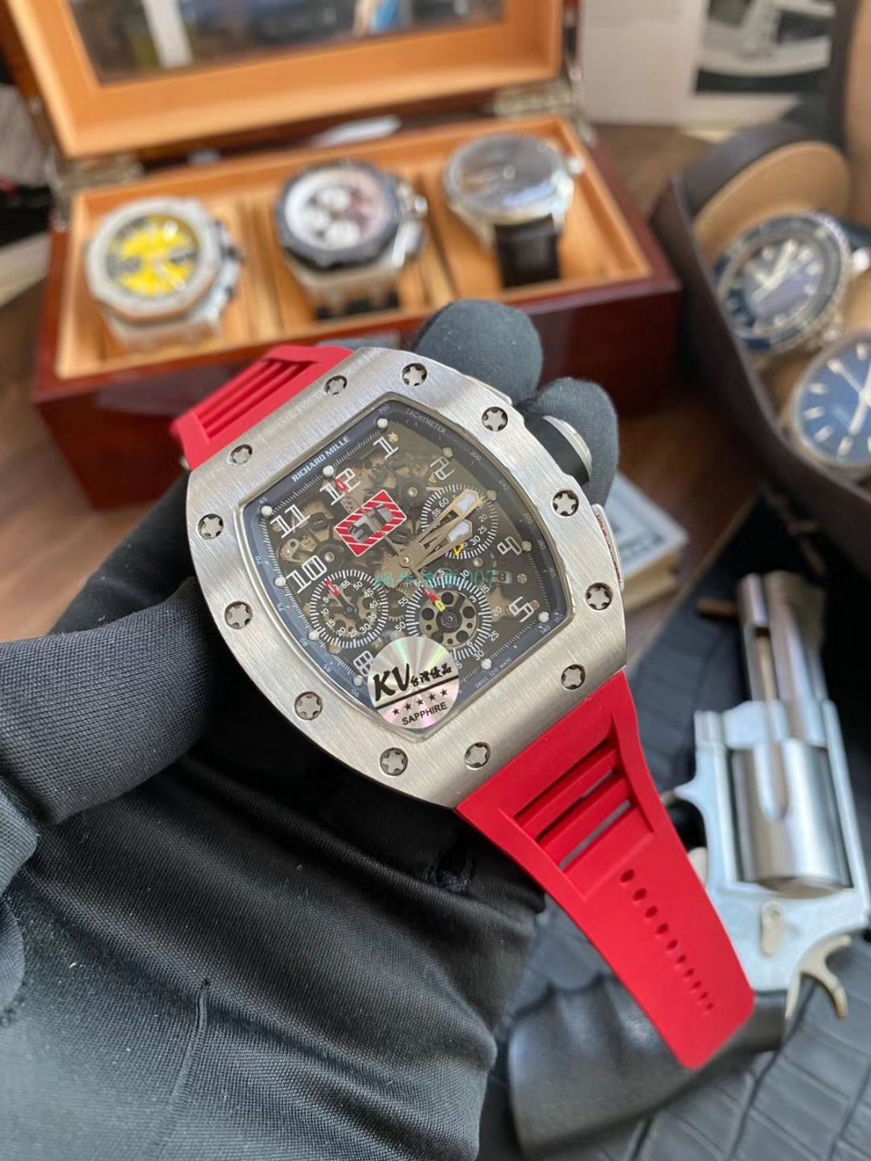 视频评测KV厂里查德米尔手表RICHARD MILLE RM 011 FELIPE MASSA 系列腕表 / KVRM011FELIPEMASSA02