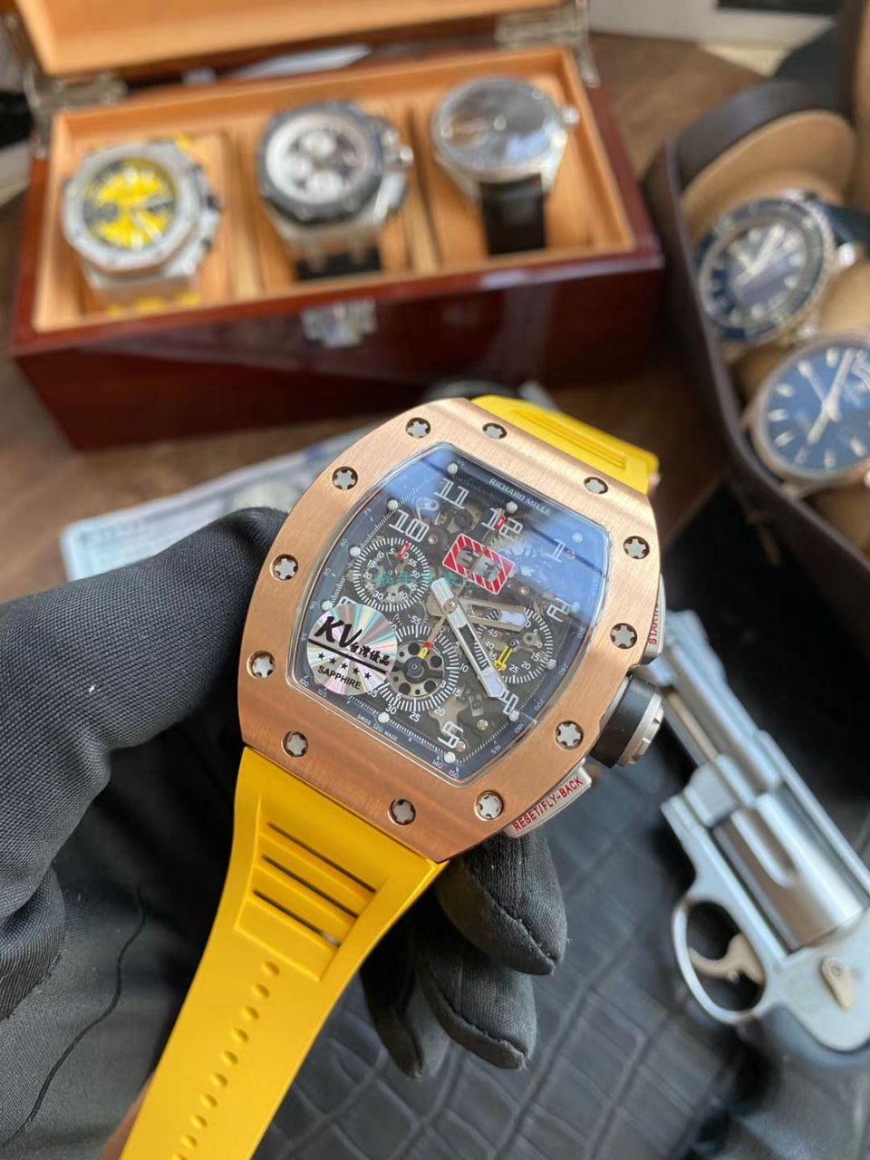 视频评测KV厂里查德米尔手表RICHARD MILLE RM 011 FELIPE MASSA 系列腕表 / KVRM011FELIPEMASSA02