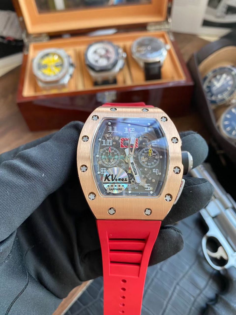 视频评测KV厂里查德米尔手表RICHARD MILLE RM 011 FELIPE MASSA 系列腕表 / KVRM011FELIPEMASSA02