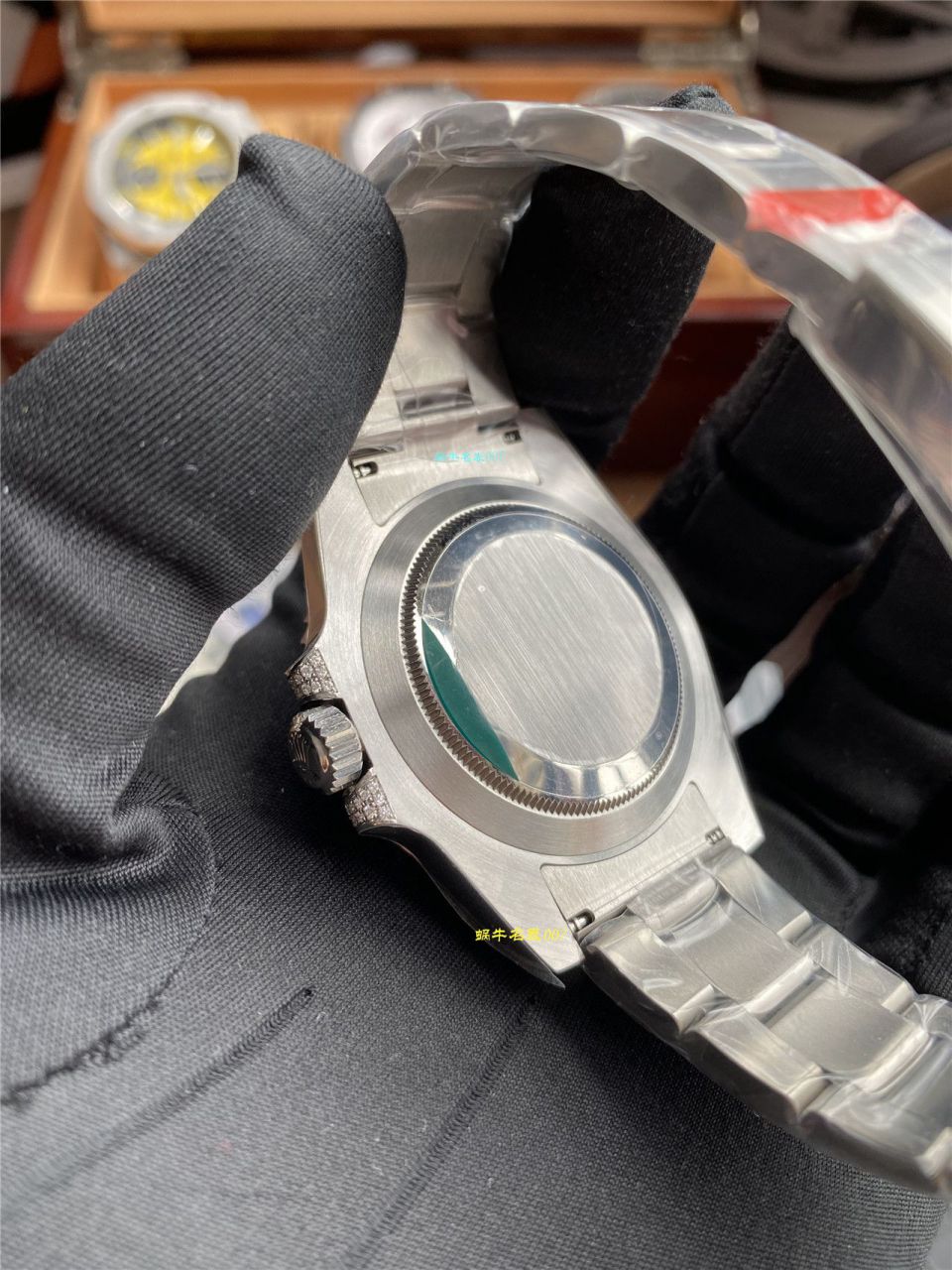 独家  定制真钻蓝水鬼罗志祥同款  劳力士潜航者型116619LB-97209手表 / R620