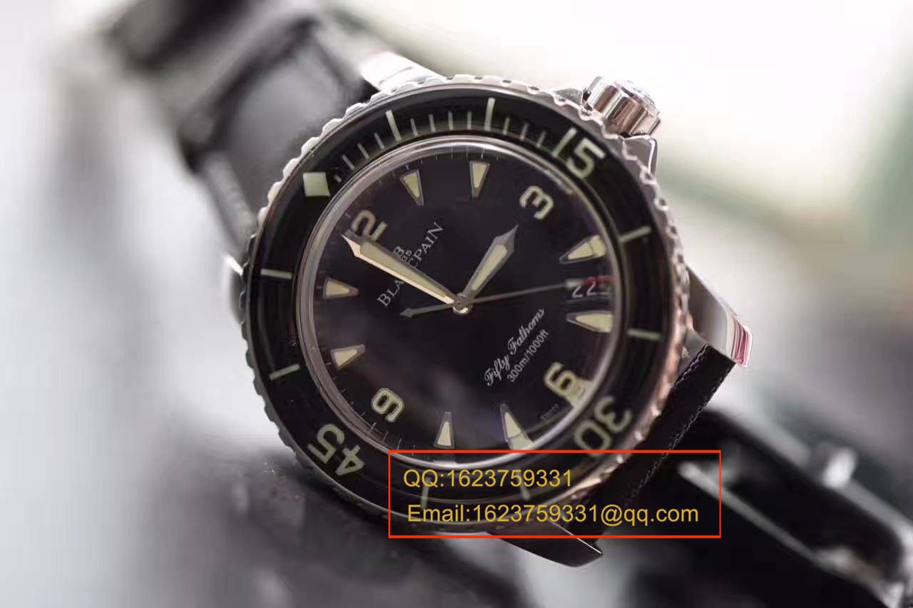 视频评测ZF厂宝珀五十噚手表5015-1130-52A / BP073ZF