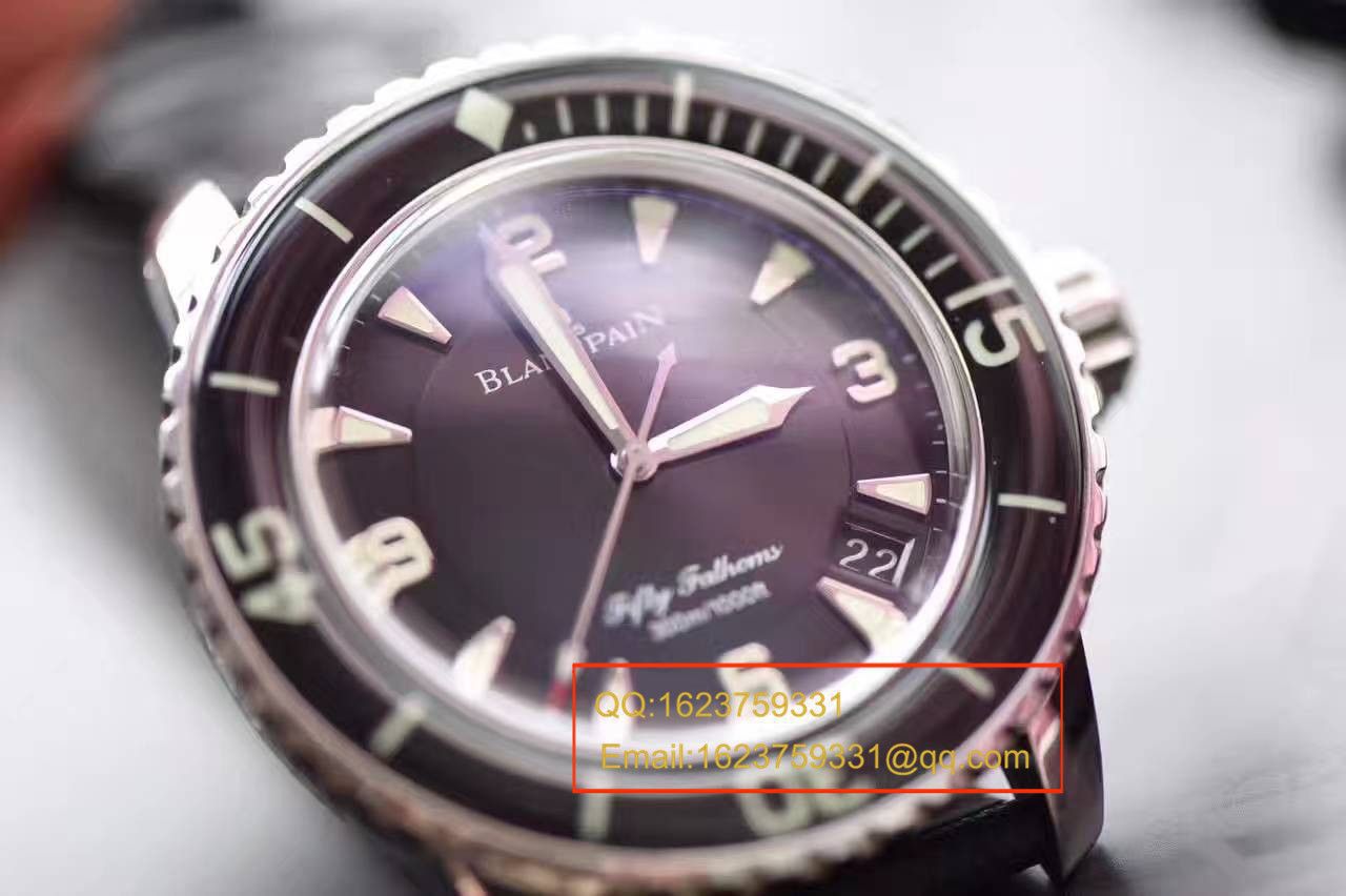 视频评测ZF厂宝珀五十噚手表5015-1130-52A / BP073ZF