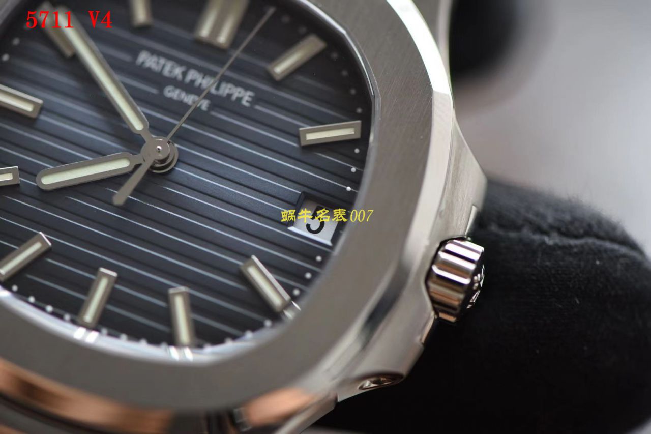   PPF超级PATEK PHILIPPE鹦鹉螺重磅来袭！“灰蓝”  百达翡丽运动优雅5711/1A 010 不锈钢腕表(鹦鹉螺)2019年钢表王座的开年重器 / BD267