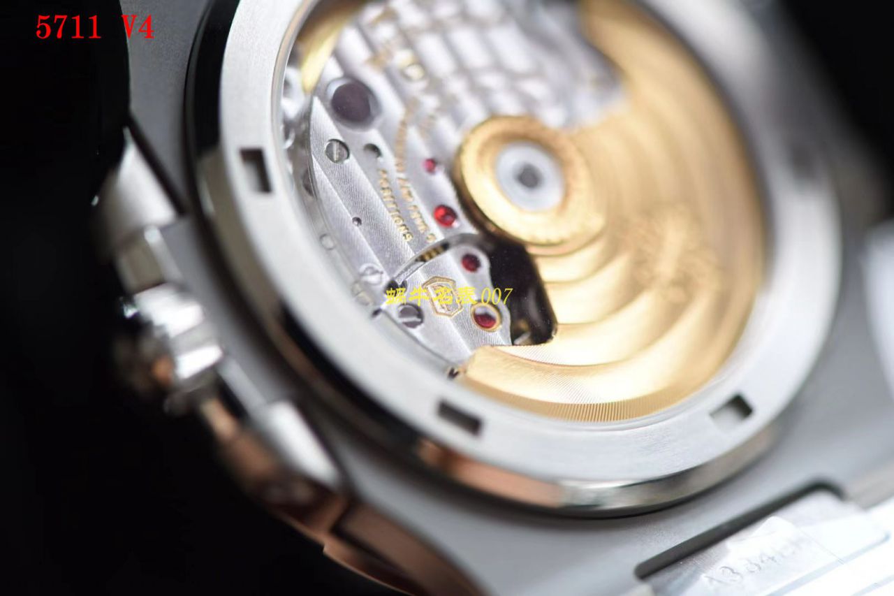   PPF超级PATEK PHILIPPE鹦鹉螺重磅来袭！“灰蓝”  百达翡丽运动优雅5711/1A 010 不锈钢腕表(鹦鹉螺)2019年钢表王座的开年重器 / BD267