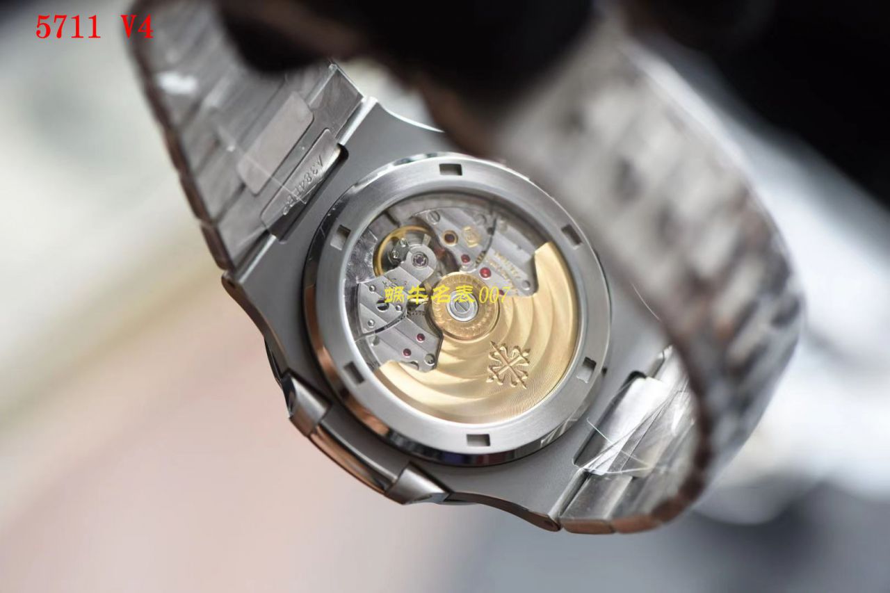  PPF超级PATEK PHILIPPE鹦鹉螺重磅来袭！“灰蓝”  百达翡丽运动优雅5711/1A 010 不锈钢腕表(鹦鹉螺)2019年钢表王座的开年重器 / BD267
