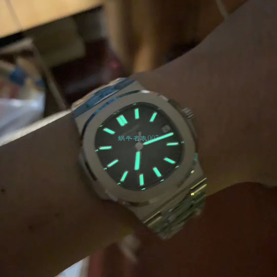   PPF超级PATEK PHILIPPE鹦鹉螺重磅来袭！“灰蓝”  百达翡丽运动优雅5711/1A 010 不锈钢腕表(鹦鹉螺)2019年钢表王座的开年重器 / BD267