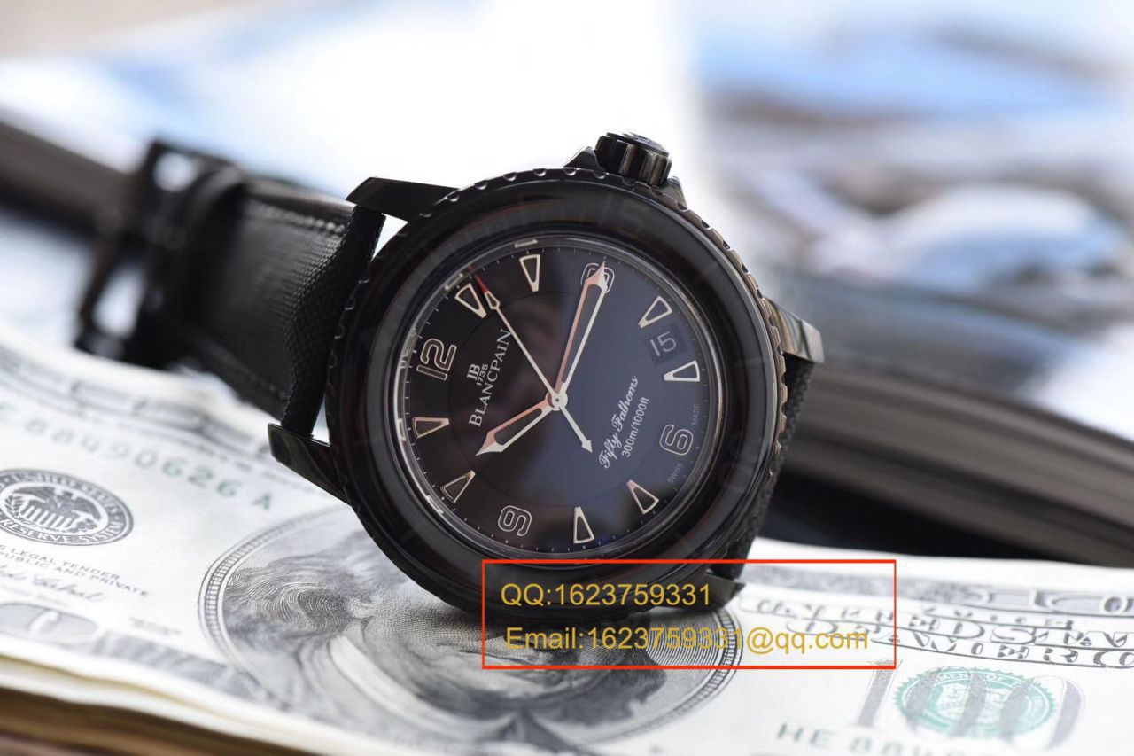 视频评测ZF厂宝珀五十噚黑武士5015-11C30-52A腕表 / BP072