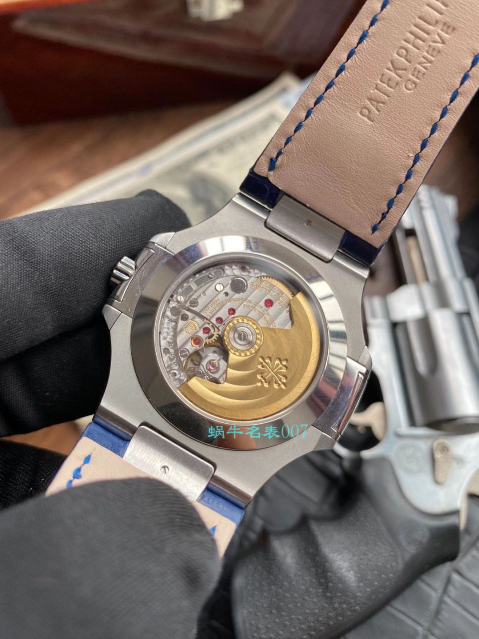 GR厂百达翡丽PatekPhilippe手表多少钱鹦鹉螺V2真月相5726/1A-014皮带款 / BD326