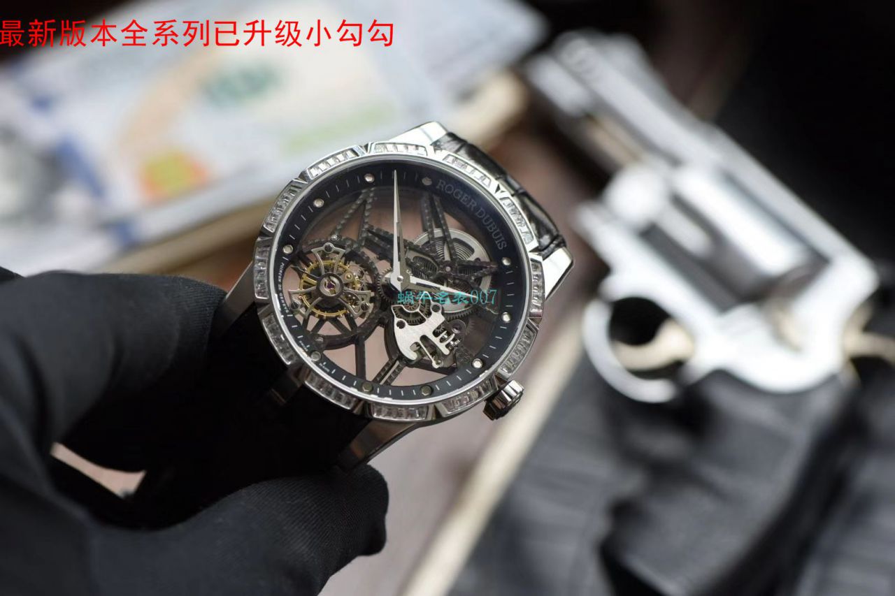 bbr厂最新V3+升级版本（升级小勾）罗杰杜彼镂空陀飞轮手表价格 / LJ087