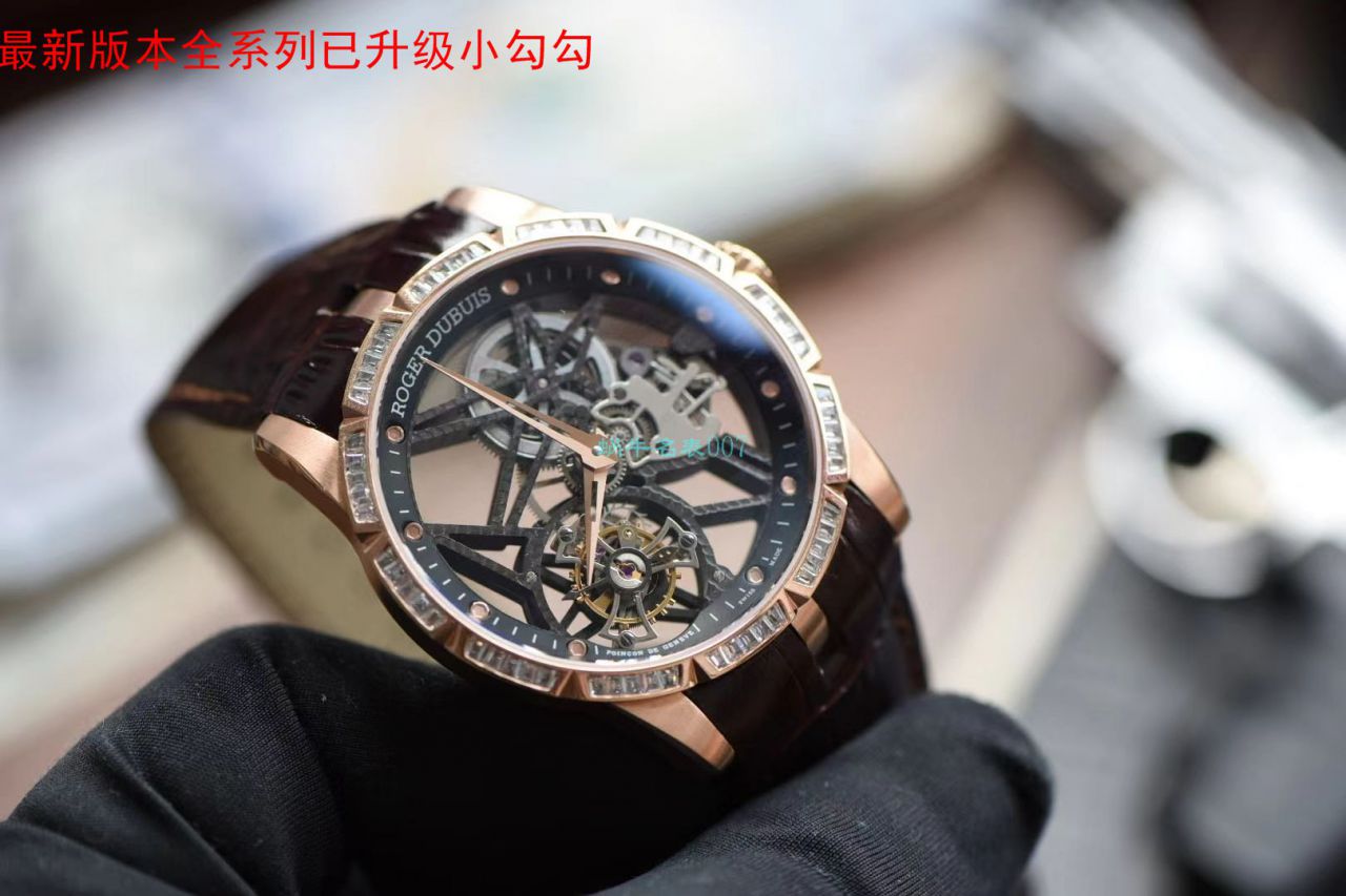   BBR厂Roger Dubuis仿表  罗杰杜彼EXCALIBUR（王者系列）系列RDDBEX0404陀飞轮腕表 / LJ037