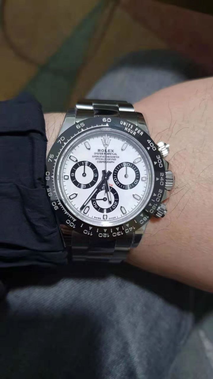 视频评测N厂V3劳力士迪通拿熊猫迪m116500ln-0001腕表 / R656