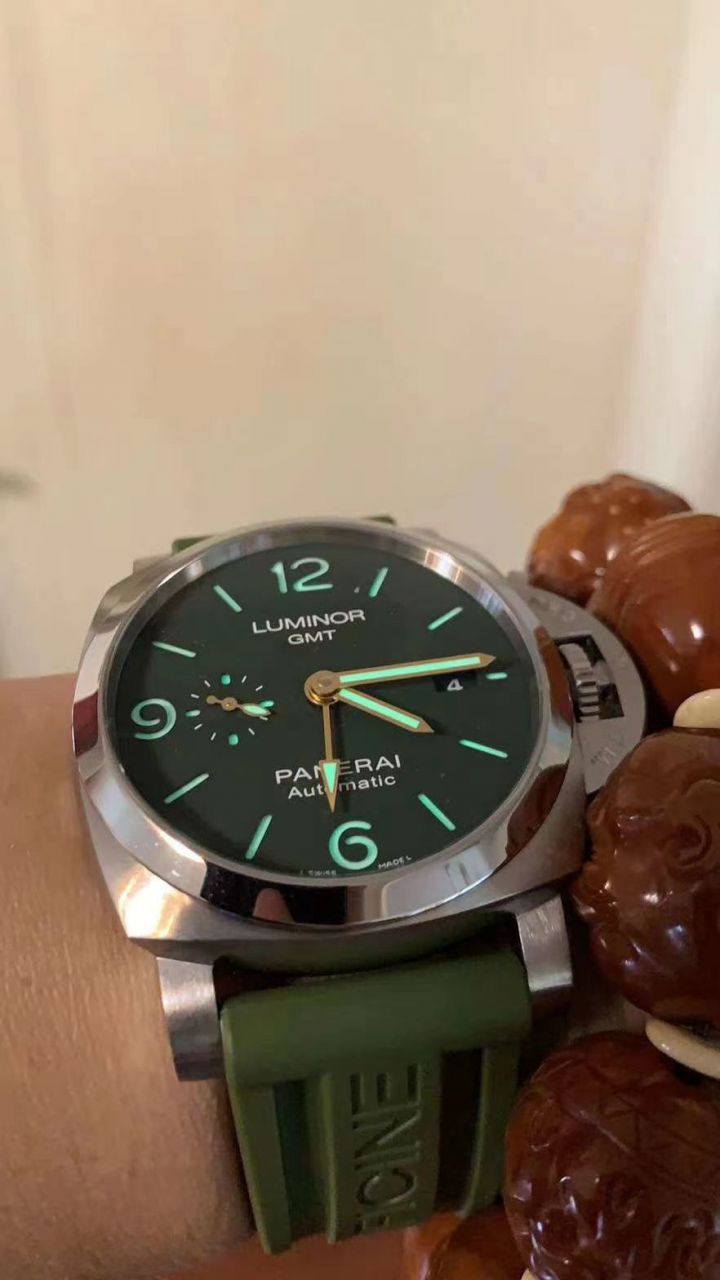 VS厂沛纳海PAM01056，PAM1056绿盘GMT / PAM1056