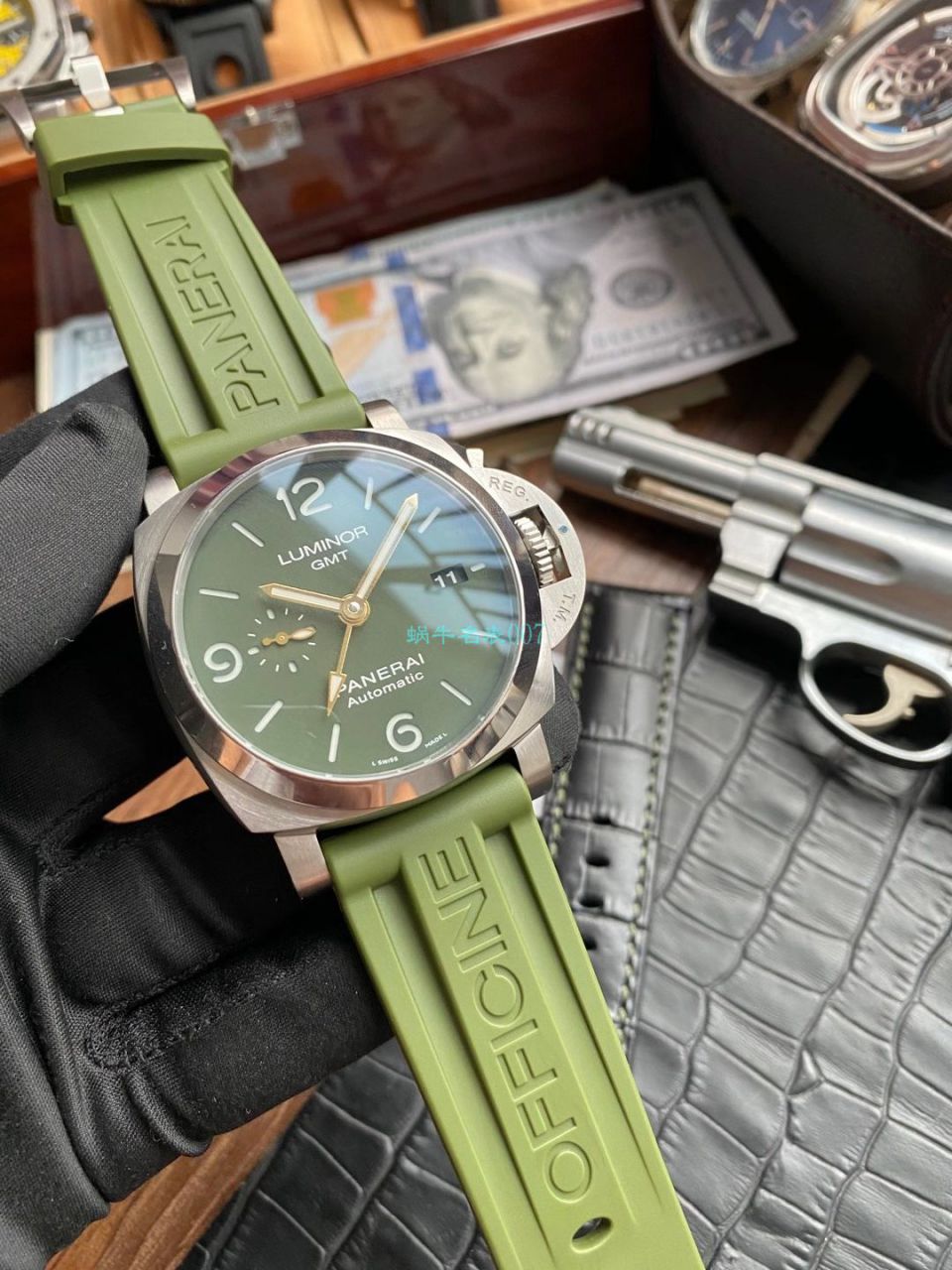 VS厂沛纳海PAM01056，PAM1056绿盘GMT / PAM1056