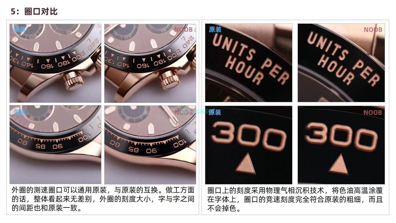 视频评测NOOB厂劳力士  N厂全新2019年最新款～迪通拿咖啡猫超级4130自动机械机芯 / R373