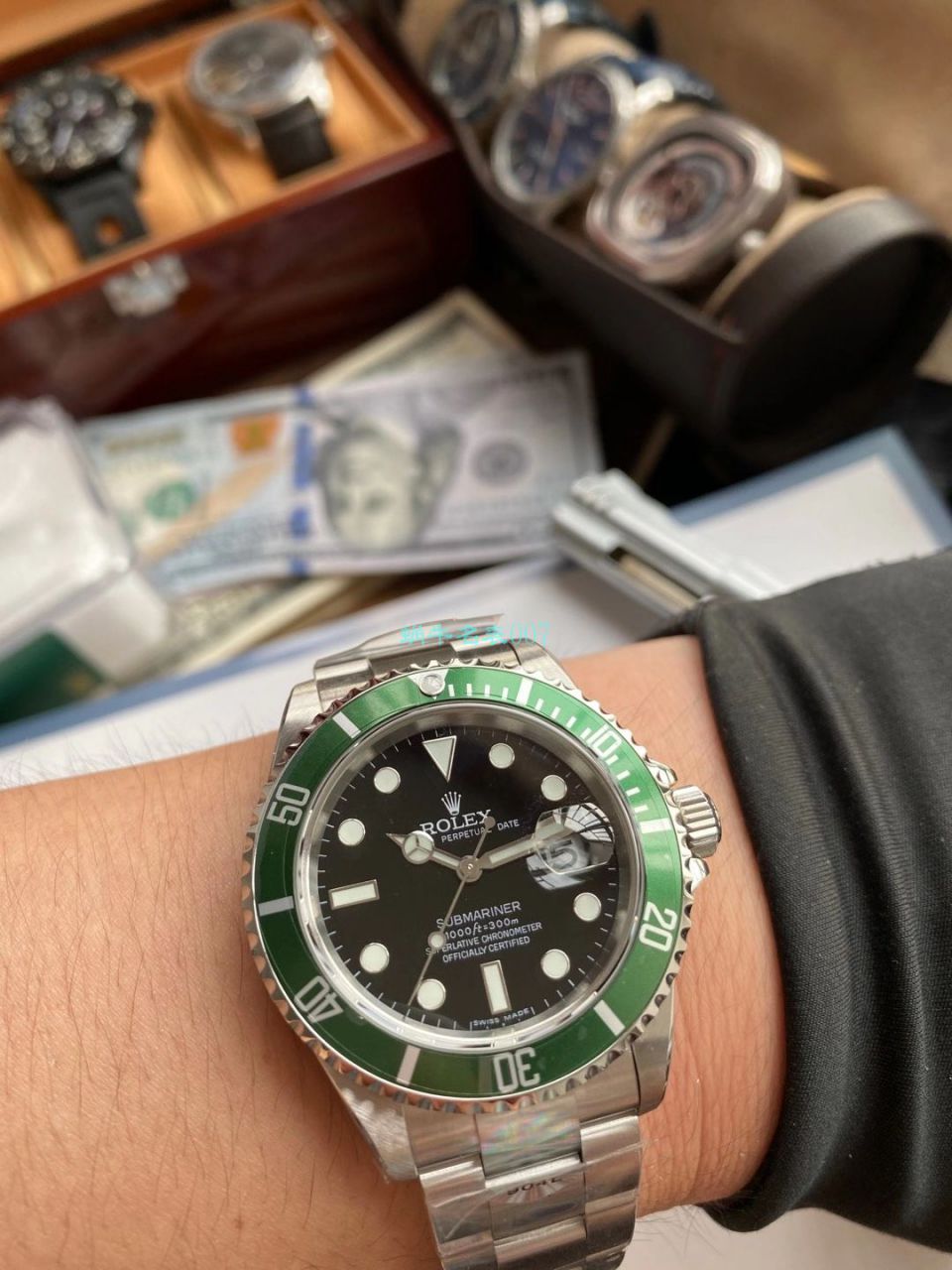 AR厂劳力士ROLEX复古绿水鬼潜航者16610LV-93250 / R665