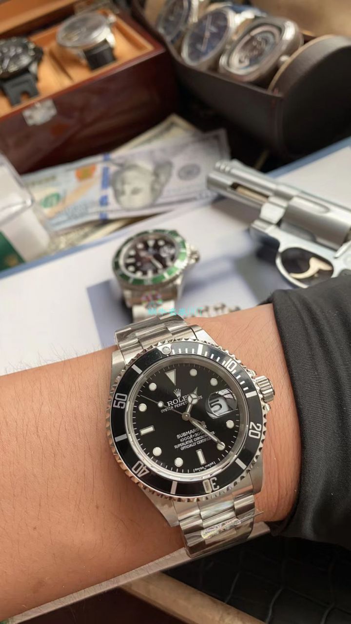 AR厂劳力士ROLEX复古绿水鬼潜航者16610LV-93250 / R665