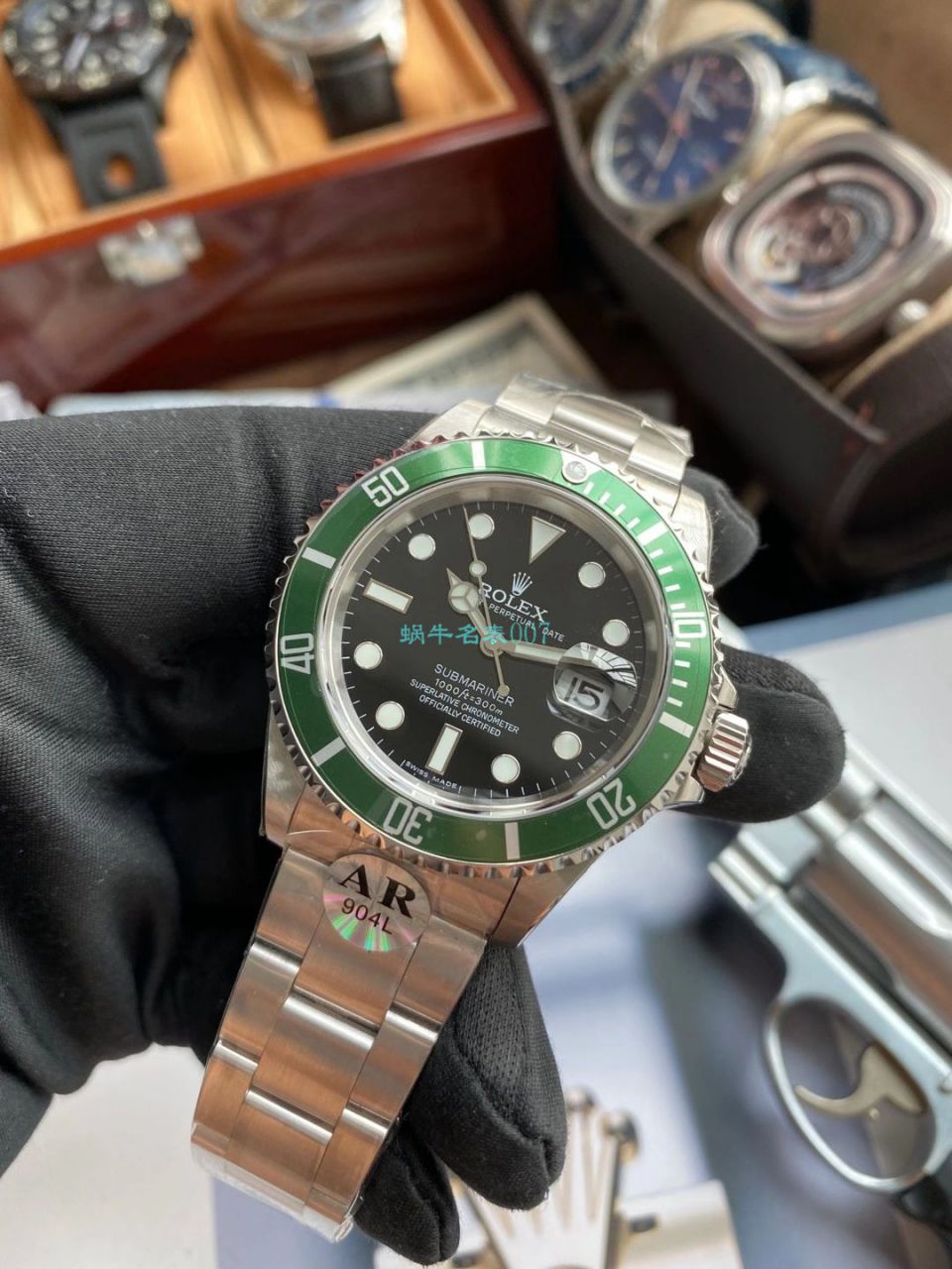 AR厂劳力士ROLEX复古黑水鬼SUB 16610 / R666