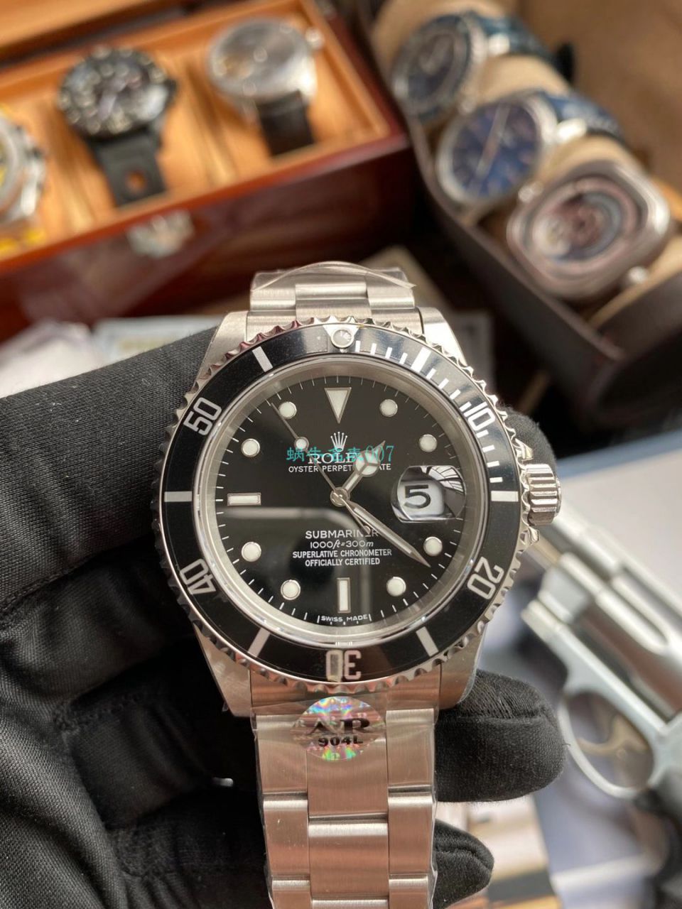 AR厂劳力士ROLEX复古黑水鬼SUB 16610 / R666