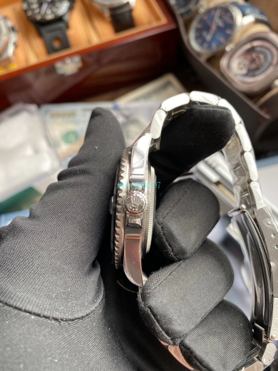 AR厂劳力士ROLEX复古黑水鬼SUB 16610 / R666