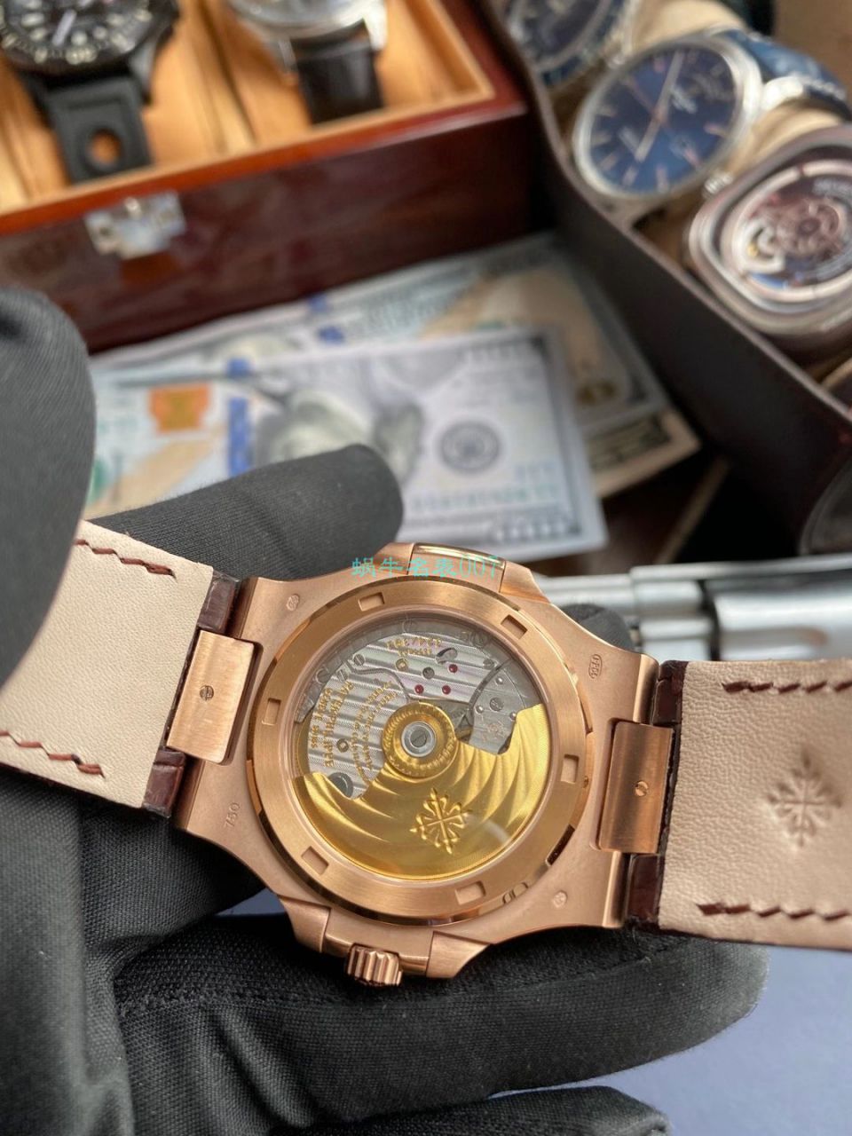 PPF厂V4鹦鹉螺PP百达翡丽5711R 玫瑰金腕表 / BD300