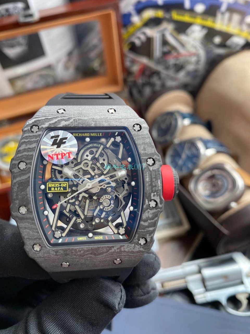视频评测ZF厂理查德米勒Richard Mille V3版本RM 35-02手表 / ZFRM035-02V3