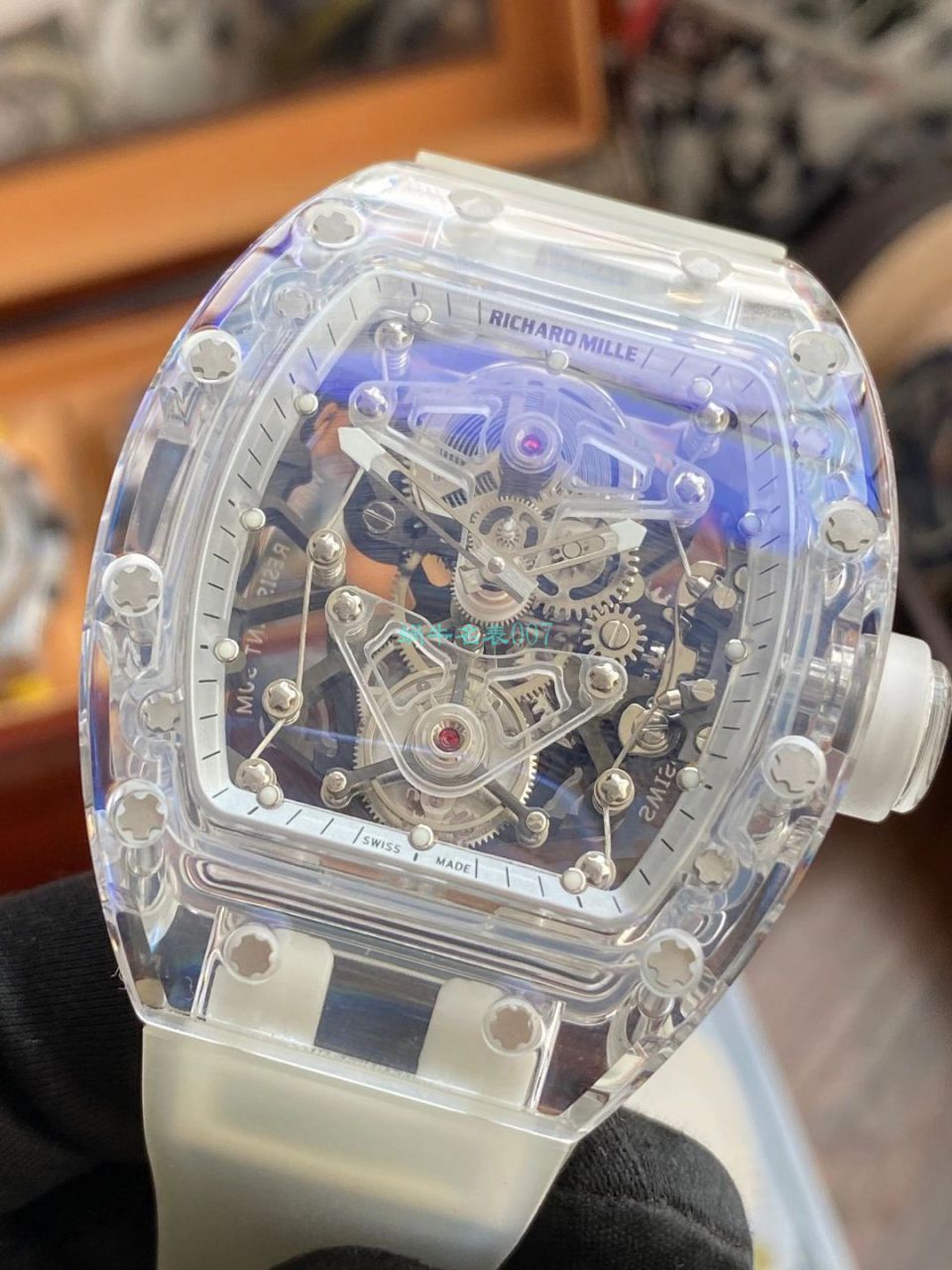 EUR 厂超级雪琉璃理查德米勒RM056，RM 56-02陀飞轮 / RM 56-02