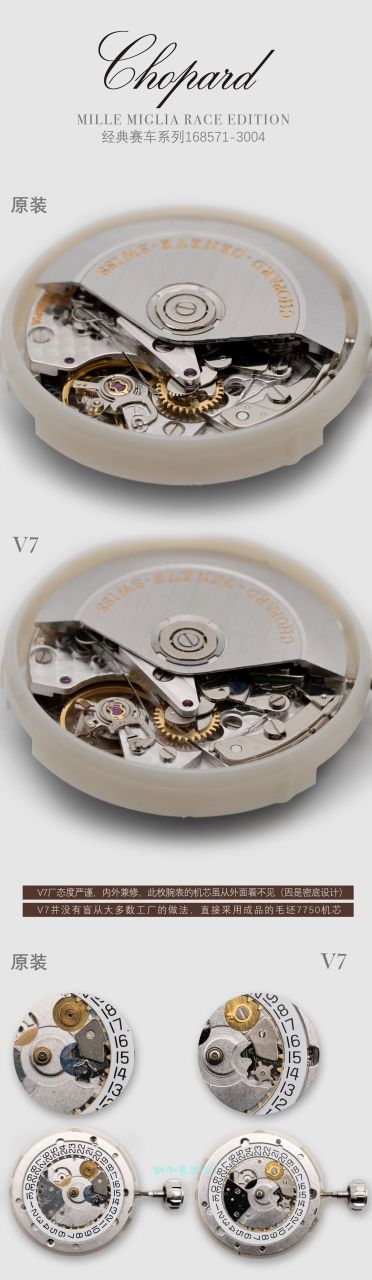   多视频评测史上最强萧邦手表V7厂chopard赛车系列精品 终极大作  / XB077