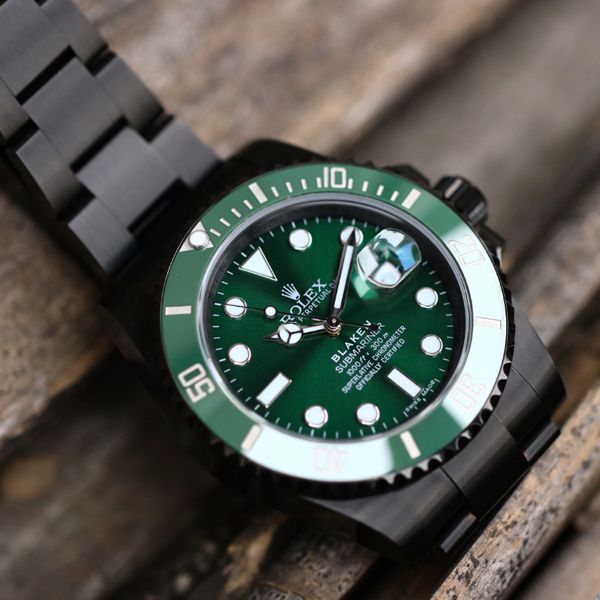 V9厂劳力士水鬼BLAKEN  SUBMARINER  DATE LV官方同款曜黑改装版