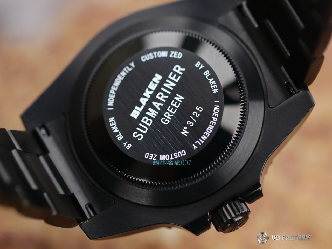 V9厂劳力士水鬼BLAKEN  SUBMARINER  DATE LV官方同款曜黑改装版 / R670 V9厂劳力士水鬼BLAKEN  SUBMARINER  DATE LV官方同款曜黑改装版 / R670