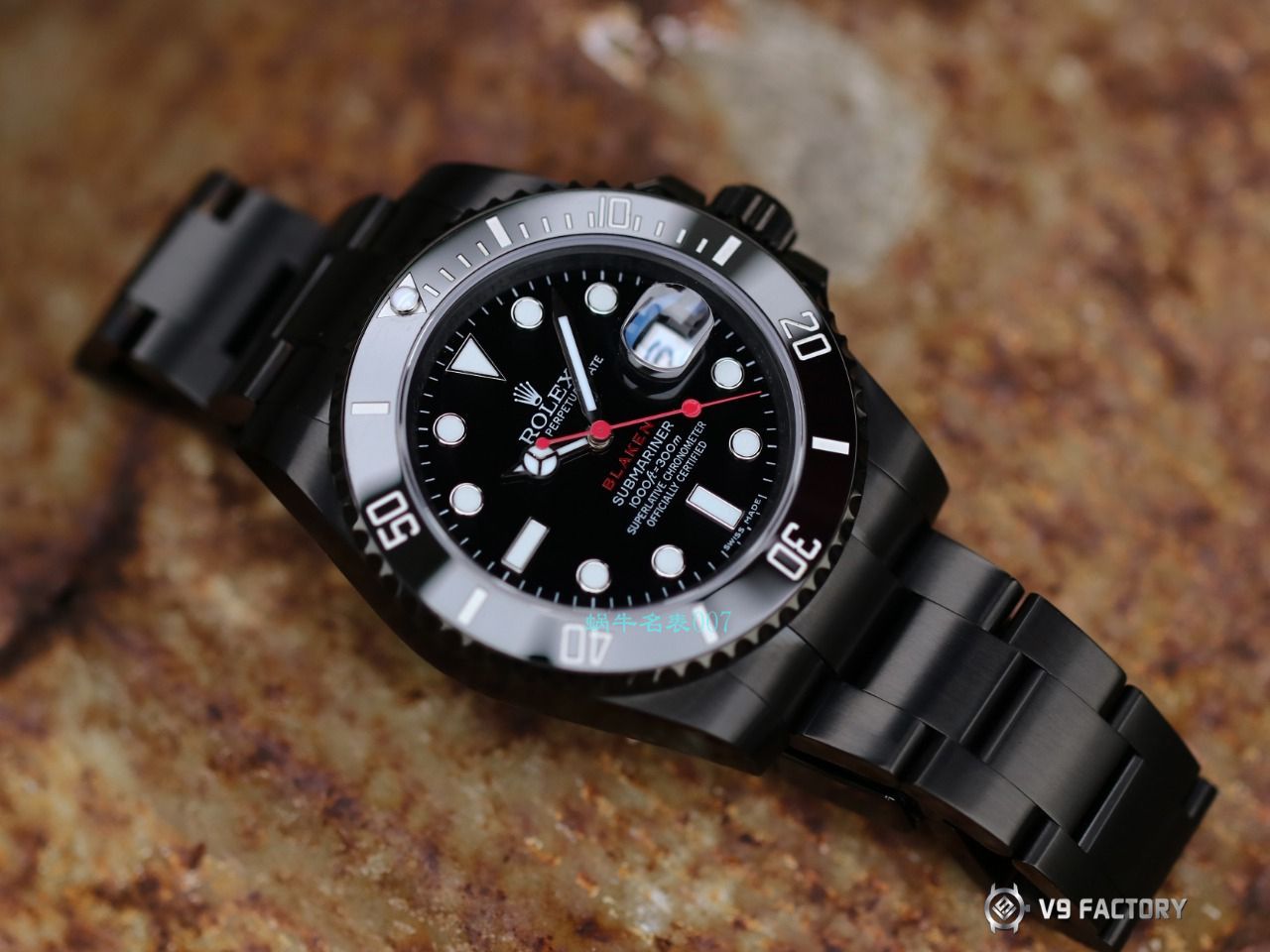 V9厂劳力士水鬼BLAKEN  SUBMARINER  DATE LV官方同款曜黑改装版 / R670 V9厂劳力士水鬼BLAKEN  SUBMARINER  DATE LV官方同款曜黑改装版 / R670