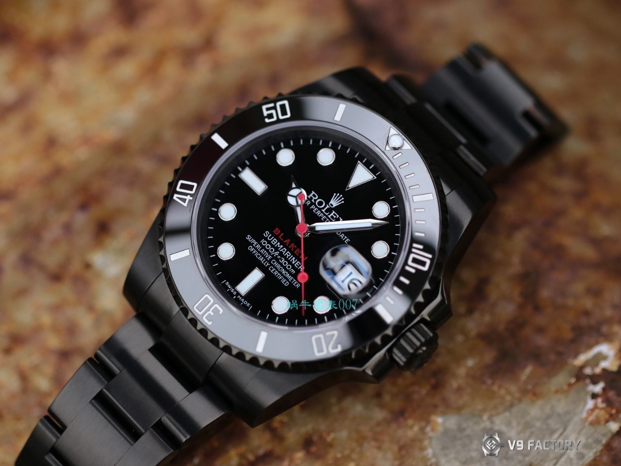 V9厂劳力士水鬼BLAKEN  SUBMARINER  DATE LV官方同款曜黑改装版 / R670 V9厂劳力士水鬼BLAKEN  SUBMARINER  DATE LV官方同款曜黑改装版 / R670