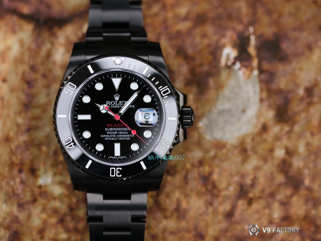 V9厂劳力士水鬼BLAKEN  SUBMARINER  DATE LV官方同款曜黑改装版 / R670 V9厂劳力士水鬼BLAKEN  SUBMARINER  DATE LV官方同款曜黑改装版 / R670