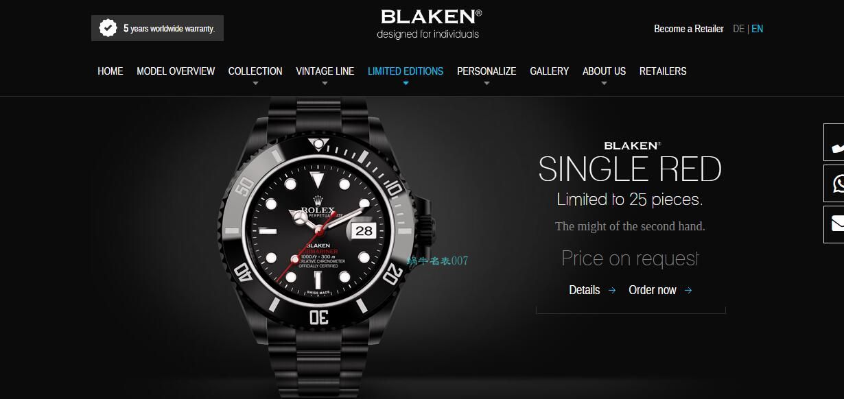 V9厂劳力士水鬼BLAKEN  SUBMARINER  DATE LV官方同款曜黑改装版 / R670 V9厂劳力士水鬼BLAKEN  SUBMARINER  DATE LV官方同款曜黑改装版 / R670