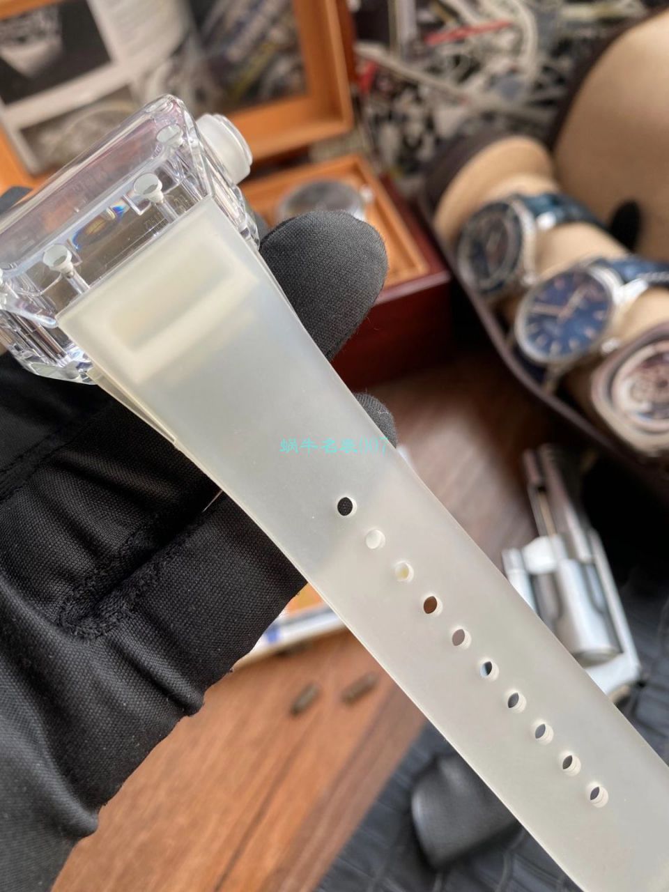 视频评测EUR 厂理查德米勒陀飞轮RM056，RM 56-02雪琉璃全透明 / RM 56-02EUR