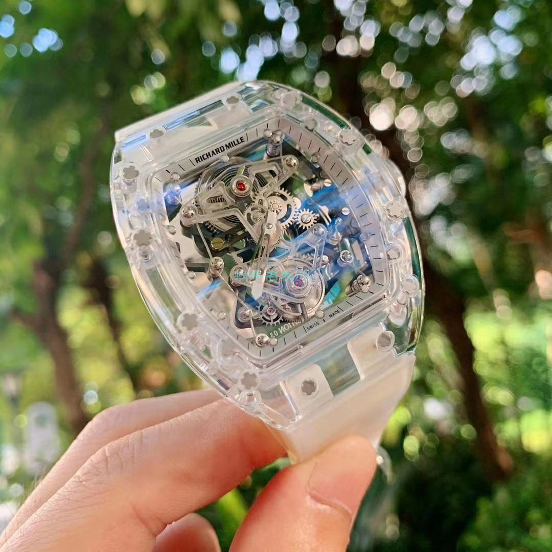 视频评测EUR 厂理查德米勒陀飞轮RM056，RM 56-02雪琉璃全透明 / RM 56-02EUR