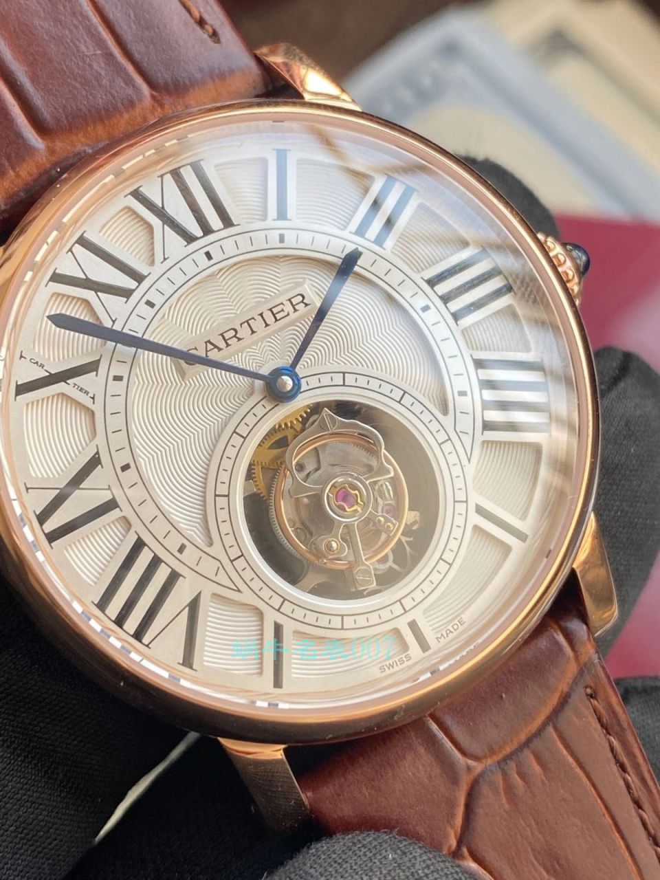 BBR厂卡地亚ROTONDE DE CARTIER 陀飞轮手表W1556216腕表 / K318