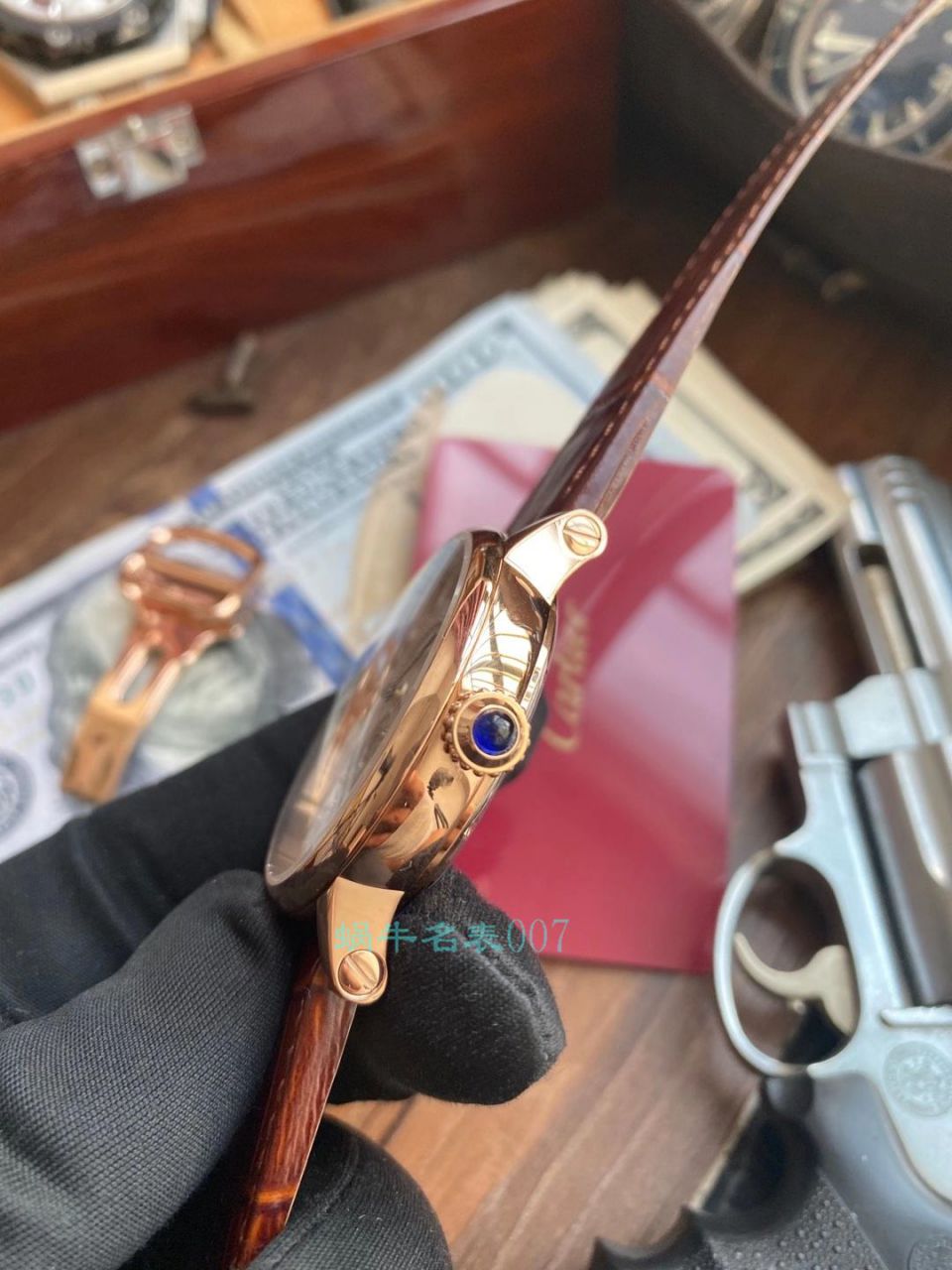 评测视频  BBR厂卡地亚ROTONDE DE CARTIER 陀飞轮手表W1556215腕表 / K317