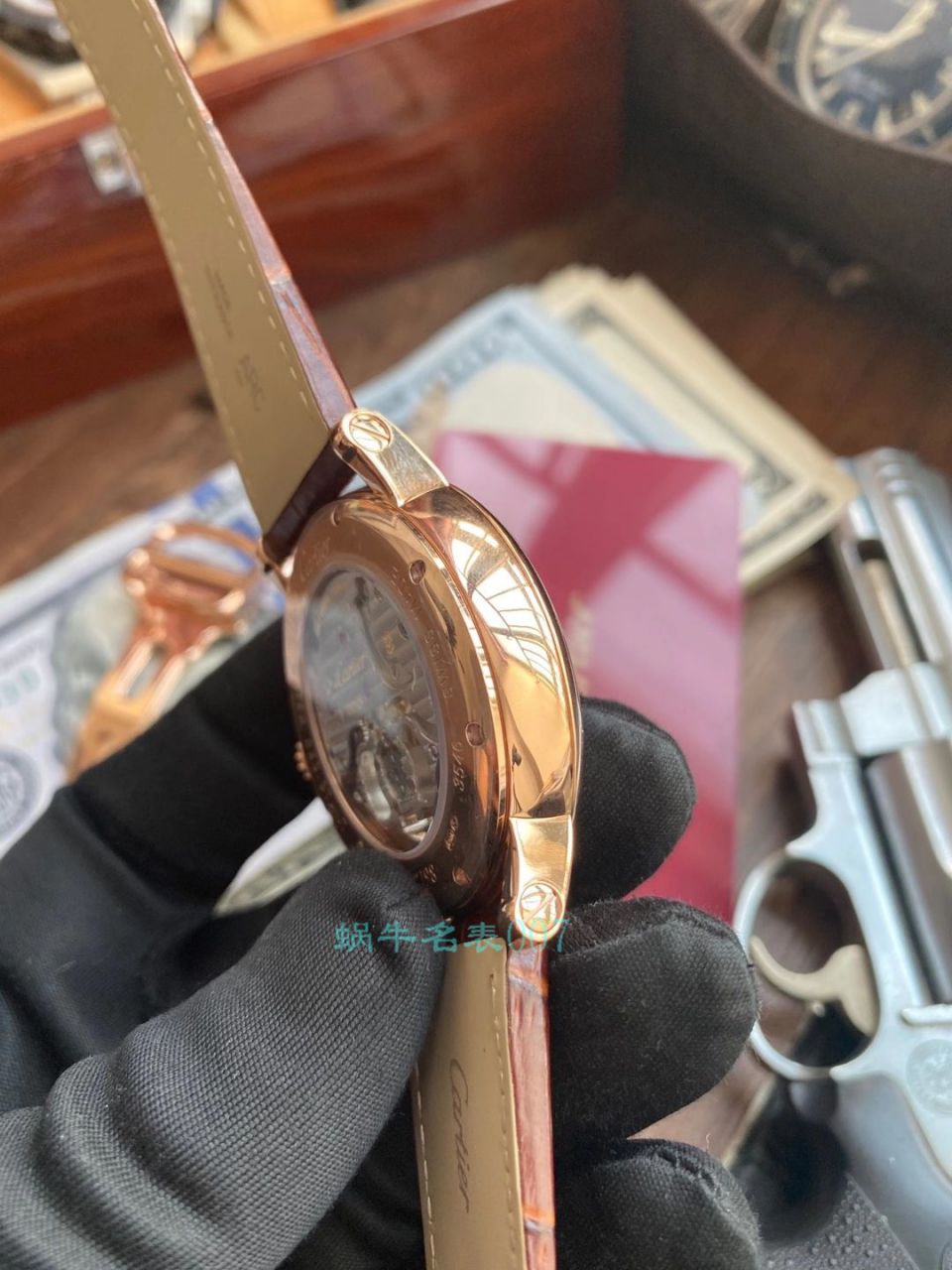 评测视频  BBR厂卡地亚ROTONDE DE CARTIER 陀飞轮手表W1556215腕表 / K317