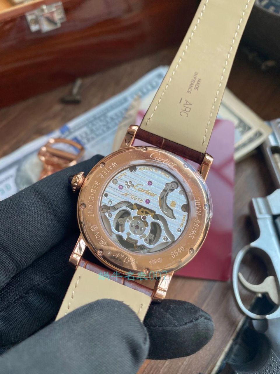 评测视频  BBR厂卡地亚ROTONDE DE CARTIER 陀飞轮手表W1556215腕表 / K317