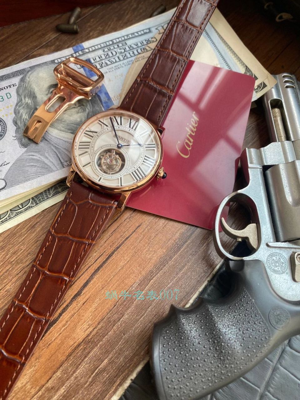评测视频  BBR厂卡地亚ROTONDE DE CARTIER 陀飞轮手表W1556215腕表 / K317
