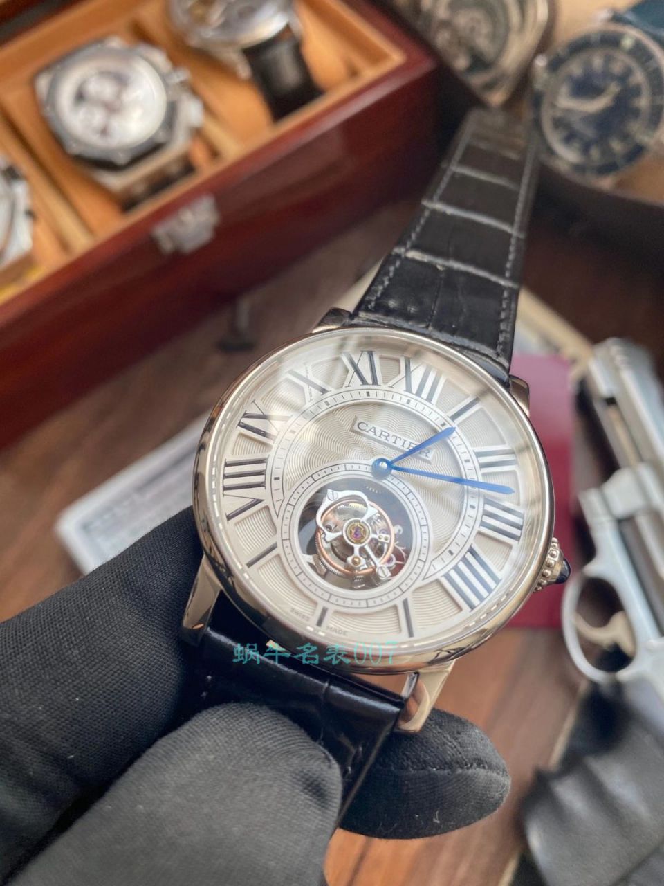 BBR厂卡地亚ROTONDE DE CARTIER 陀飞轮手表W1556216腕表 / K318