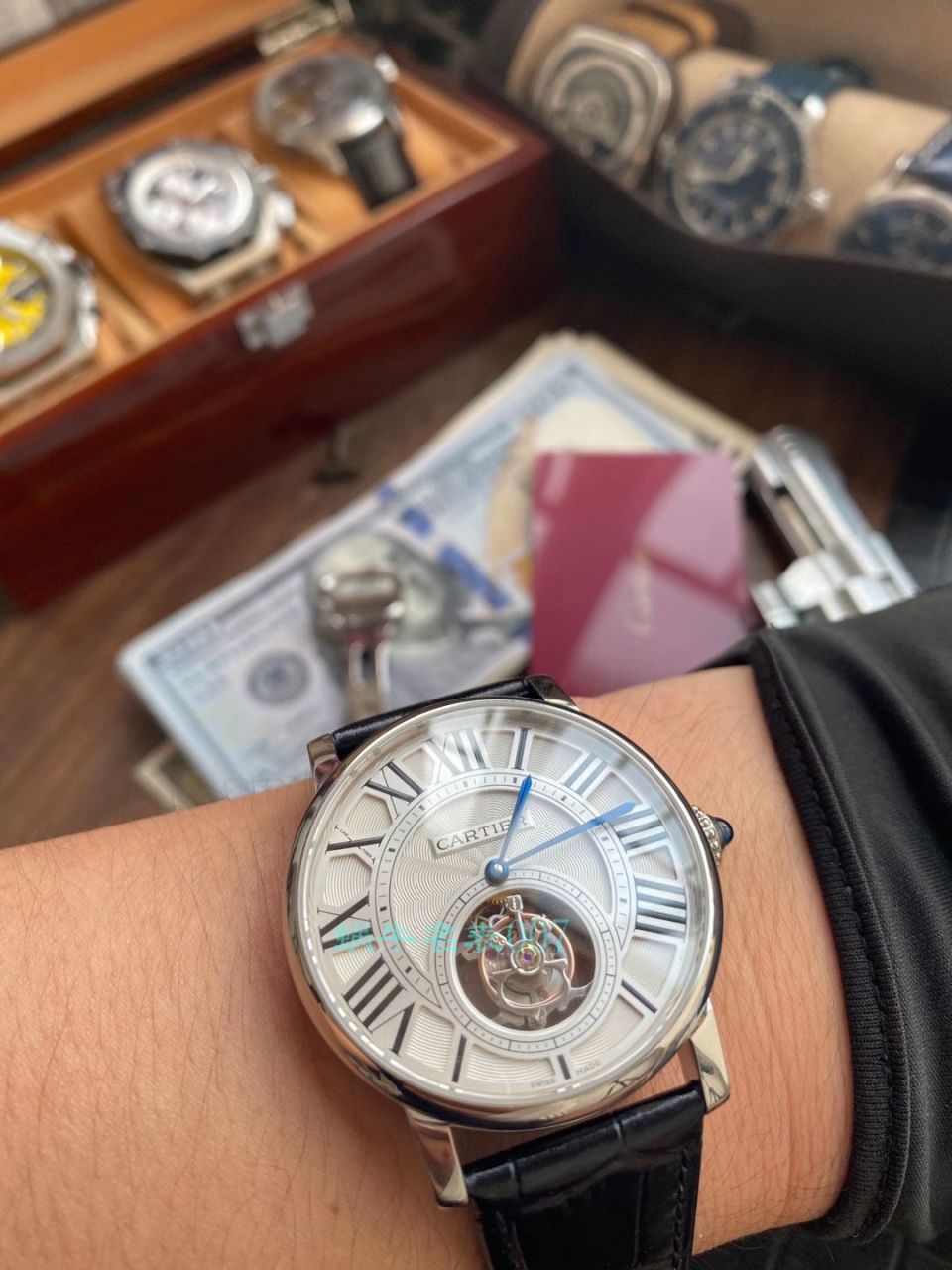 BBR厂卡地亚ROTONDE DE CARTIER 陀飞轮手表W1556216腕表 / K318
