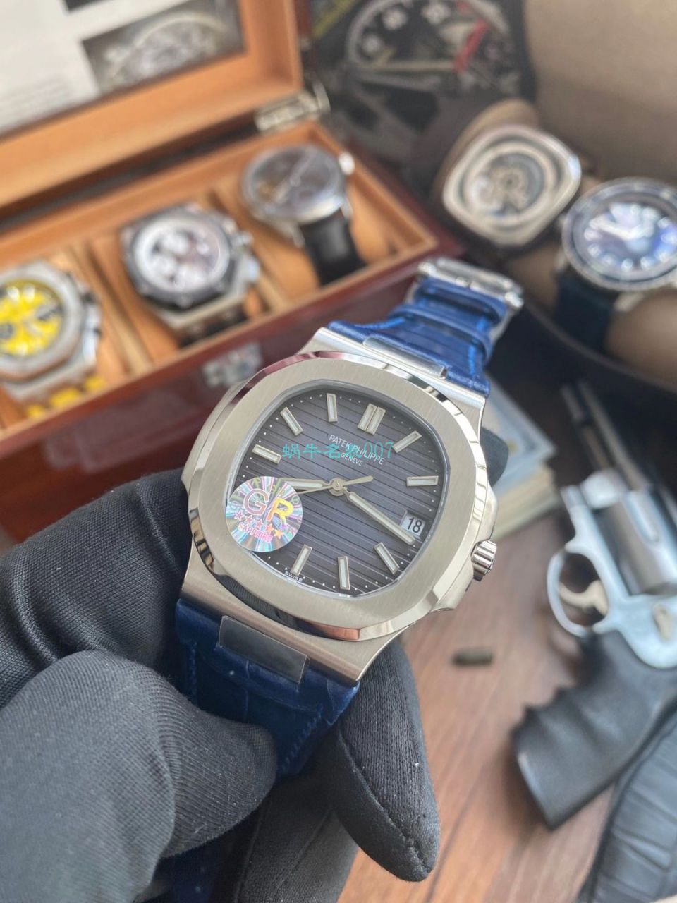 GR厂V2版本百达翡丽鹦鹉螺运动优雅高5711/1R-001腕表 / BD351