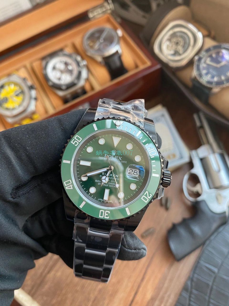 V9厂劳力士水鬼BLAKEN  SUBMARINER  DATE LV官方同款曜黑改装版 / R670 V9厂劳力士水鬼BLAKEN  SUBMARINER  DATE LV官方同款曜黑改装版 / R670