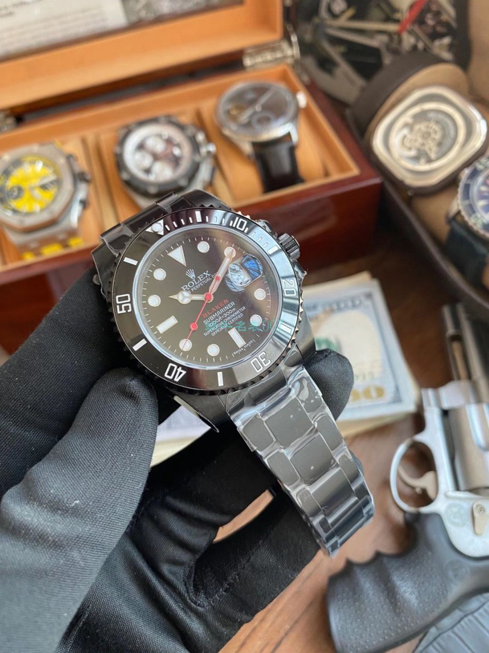 V9厂劳力士水鬼BLAKEN  SUBMARINER  DATE LV官方同款曜黑改装版 / R670 V9厂劳力士水鬼BLAKEN  SUBMARINER  DATE LV官方同款曜黑改装版 / R670