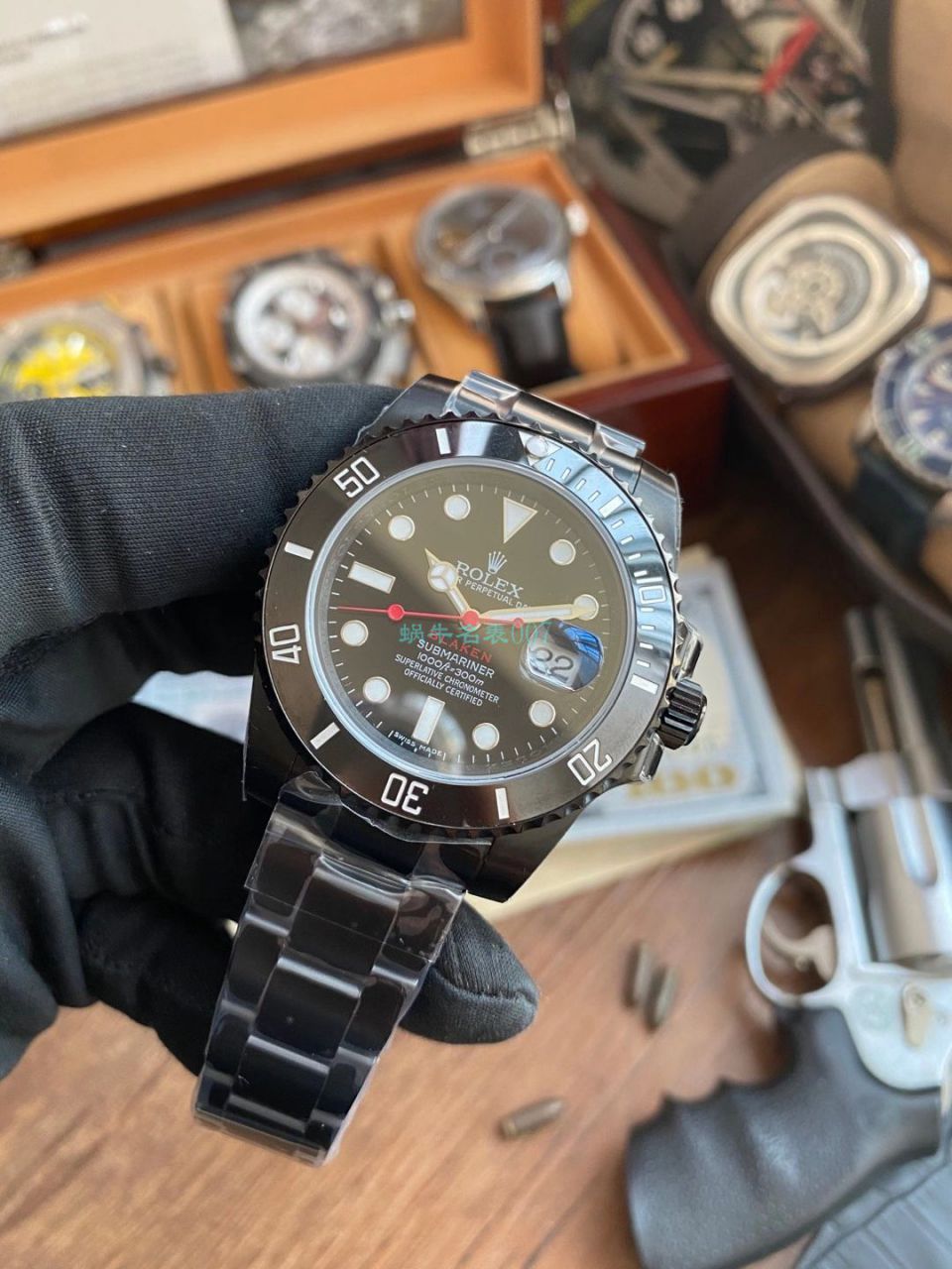 V9厂劳力士水鬼BLAKEN  SUBMARINER  DATE LV官方同款曜黑改装版 / R670 V9厂劳力士水鬼BLAKEN  SUBMARINER  DATE LV官方同款曜黑改装版 / R670